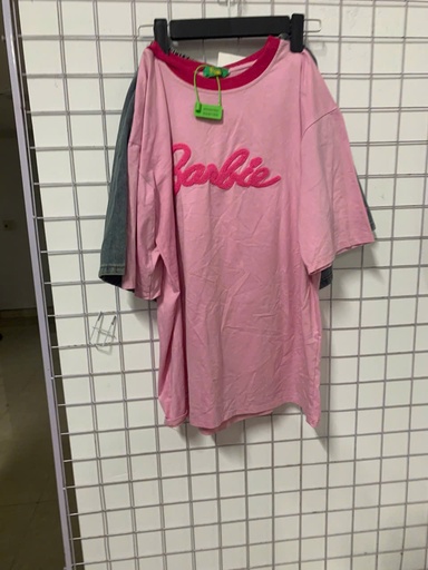 set áo hồng quần bò