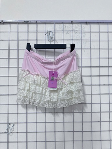 cv hồng ren trắng