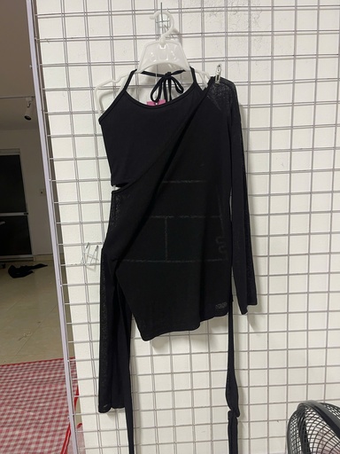 set áo 2 chi tiết đen