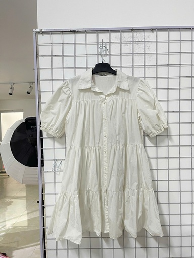 váy tráng babydoll