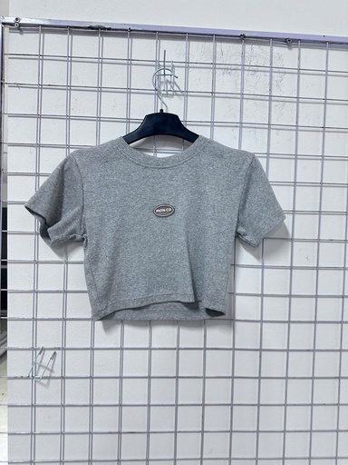 áo crt cộc tay xám