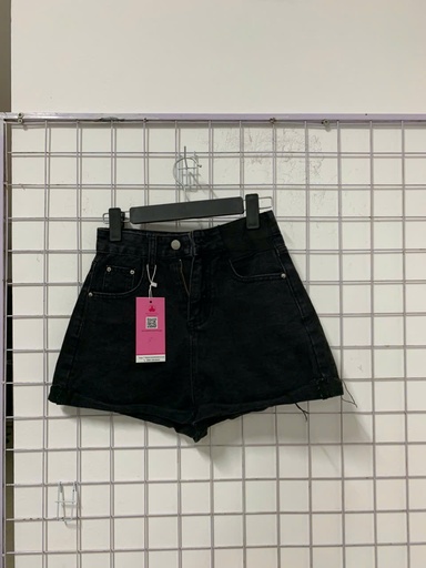 quần sooc bò đen 