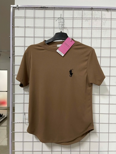 áo thun tăm nâu thêu ngựa