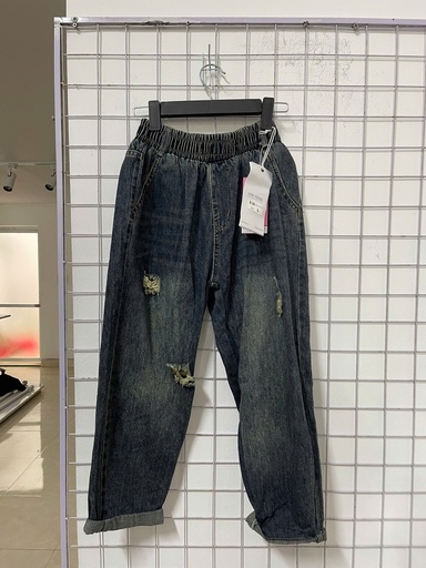 quần bedgy xanh rách 