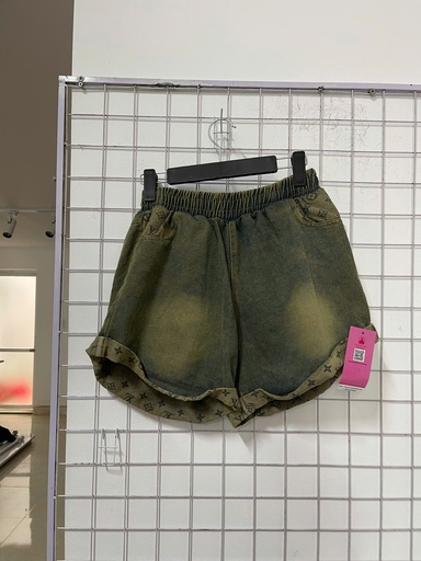 quần sooc bò xanh lv