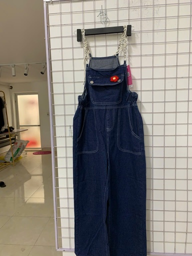 yếm bò xanh liền quần 