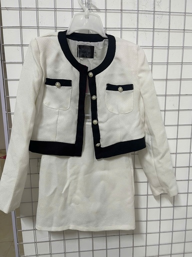 set trắng viền đen