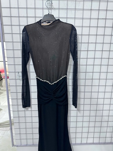 váy đen dài tay tiệc