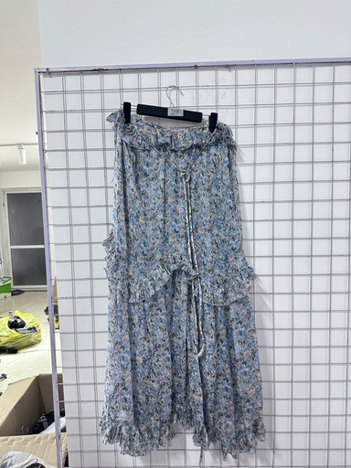 váy hoa nhí xanh biển