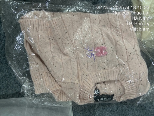 áo len hồng cộc tay 