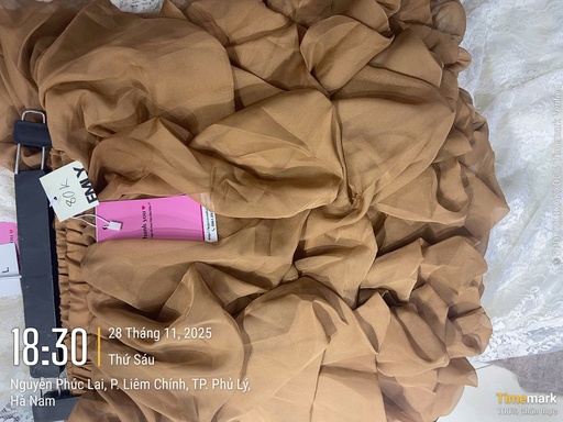 ÁO CÚP NGỰC REN NÂU