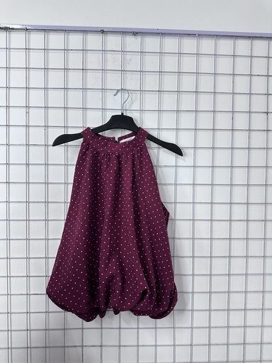 áo bí đỏ chấm bi