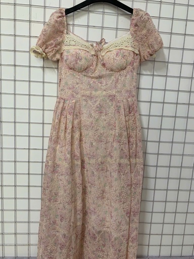 VÁY HỒNG HOA NHÍ MAI