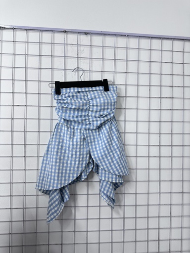 áo cup xanh kẻ caro