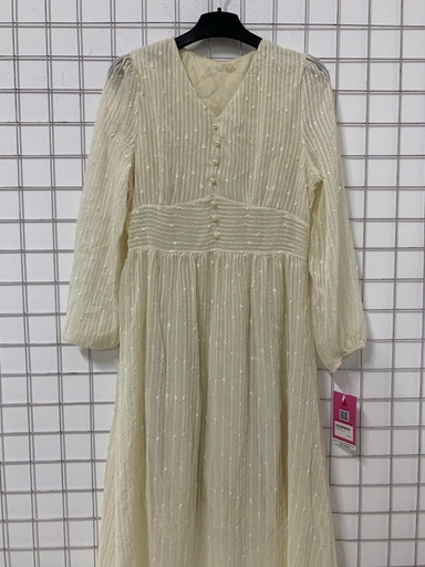 VÁY KEM CỔ V HUONG