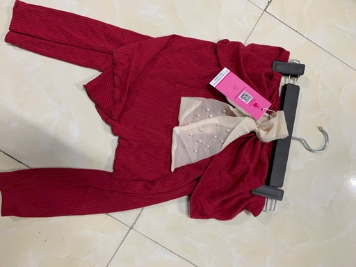 ÁO LEN ĐỎ NƠ MY ANH