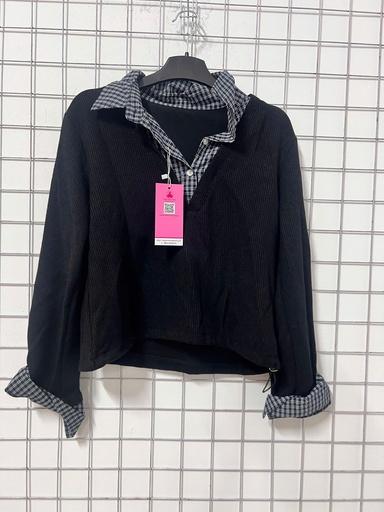 ÁO LEN CỔ SƠ MI LINH