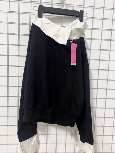 ÁO PHÔNG ĐEN CỔ SƠMI LINH