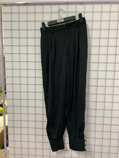 quần dden lụa bo ống