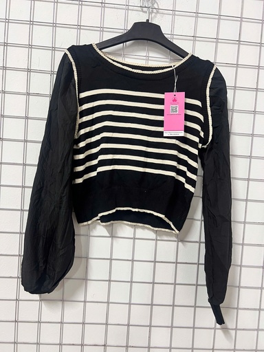 ÁO PHÔNG ĐEN KẺ LINH