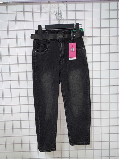 Quần Bò Đen T.Lưng Đen Tròn T.Linh