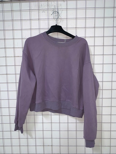 Áo Nỉ Tím cổ Tròn T.Linh