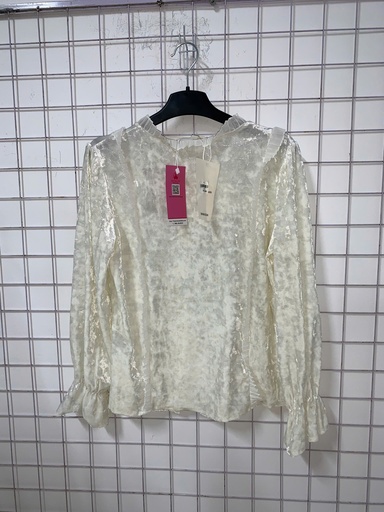 Áo Lụa Mỏng Ren trắng T.Linh