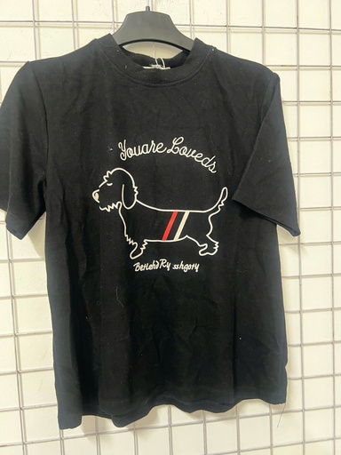 ÁO CỘC TAY HÌNH CON CHÓ LINH