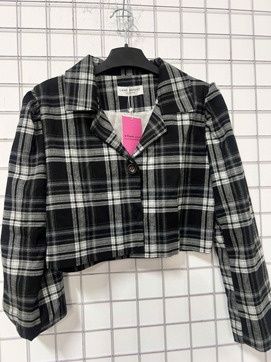 ÁO CROTOP KẺ ĐEN TRẮNG LINH