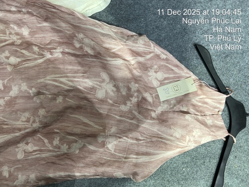 VÁY TƠ HỒNG ĐẤT CỔ YẾM THUY