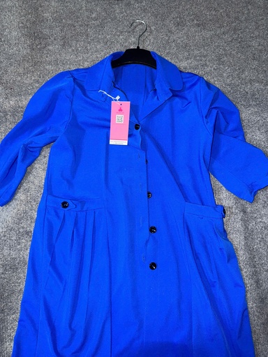 Áo váy xanh cài cúc NTPTHAO