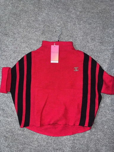 Áo cánh dơi đỏ đen sọc NTPTHAO