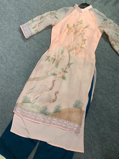 ÁO DÀI HỒNG NMPHUONG