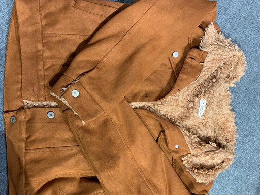 ÁO KHOÁC NÂU LÓT LÔNG HHIEN