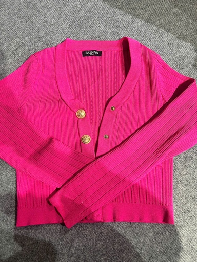 ÁO LEN HỒNG CÚC ĐÁ TRANG