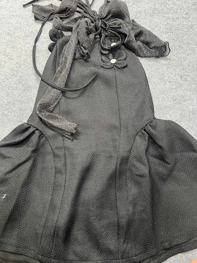 VÁY ĐEN KÈM ÁO KIM SA THUY