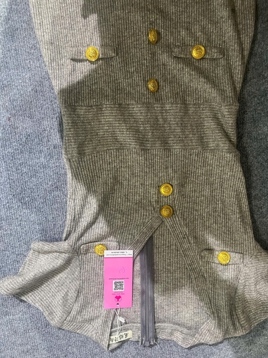 VÁY XÁM CỔ TIM CÚC VÀNG HAIANH