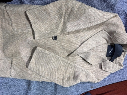 ÁO KHOÁC DẠ KEM DÀI CÚC ĐEN LINH85