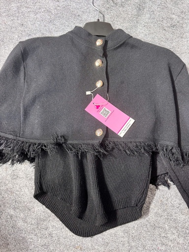 ÁO LEN ĐEN KÈM ÁO KHOÁC NGOÀI LINH85