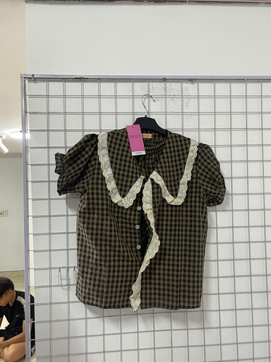 bộ ngủ rêu cộc kẻ