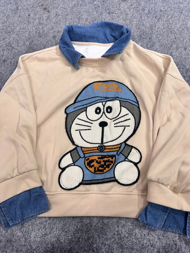 ÁO PHÔNG CÓ CỔ DOREMON NMPHUONG