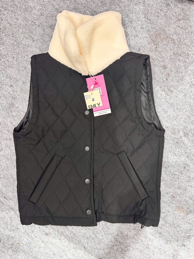 ÁO KHOÁC GILE ĐEN CÓ CỔ THUYIII