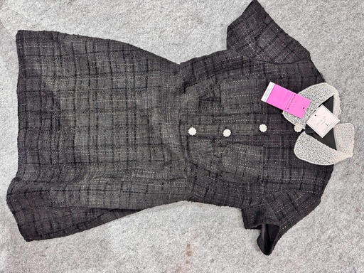 VÁY DẠ ĐEN CỔ ĐÁ THUYIII