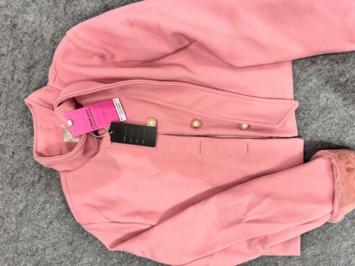 ÁO KHOÁC DẠ HỒNG NƠ CỔ THUYIII