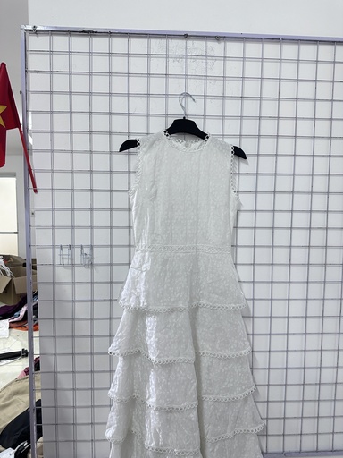 váy dài khoét nách tầng