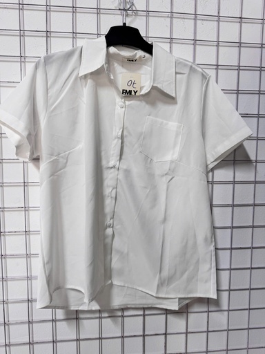 ÁO SƠMI TRẮNG CỘC TAY THUYII