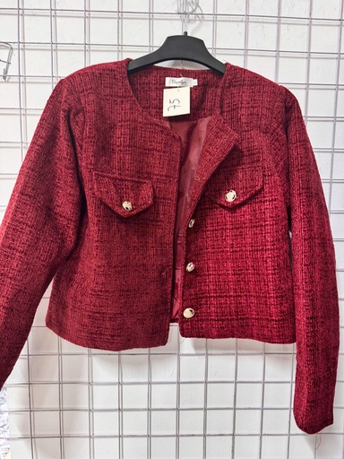 ÁO KHOÁC DẠ ĐỎ THUYII