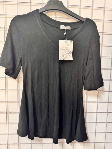 ÁO PHÔNG ĐEN CỘC TAY THUYII