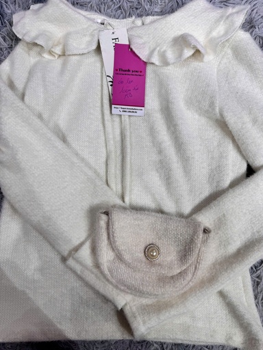 ÁO LEN TRẮNG KÈM TÚI QANH265