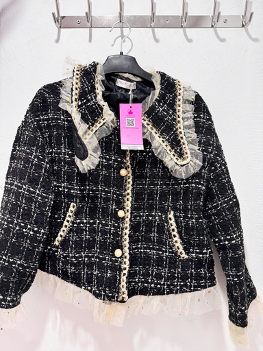 ÁO DẠ ĐEN KẺ HIEN